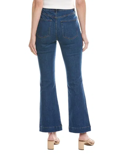 Cece Fitted Denim Pant In Blue