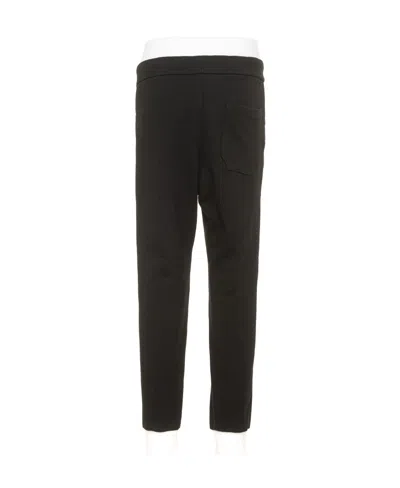 Balmain Side Strap Trousers In Black