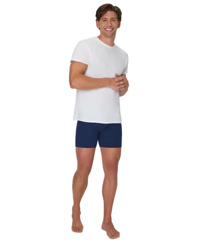 Hanes Men's Ultimate Crewneck Undershirt, 5-pack In White
