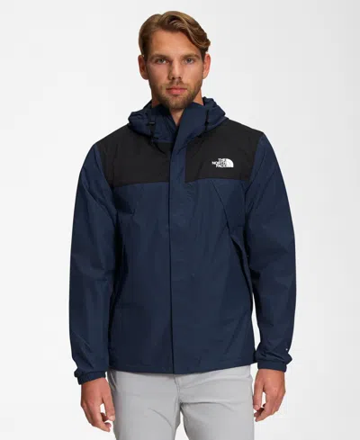 The North Face Seasonal Mountain Button Hooded Jacket In Blue