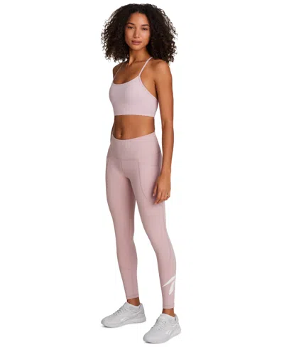 Reebok Women's Cropped Pull-on Bra In Multi