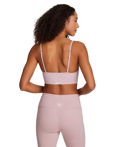 Reebok Women's Cropped Pull-on Bra In Multi