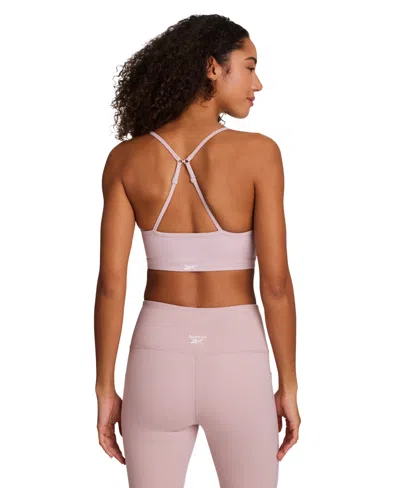 Reebok Women's Cropped Pull-on Bra In Multi