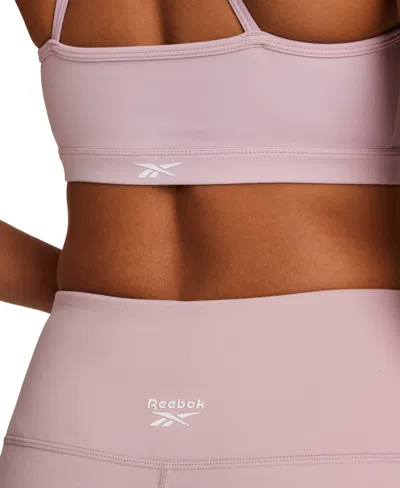 Reebok Women's Cropped Pull-on Bra In Multi