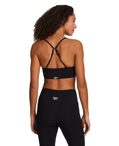 Reebok Women's Cropped Pull-on Bra In Multi