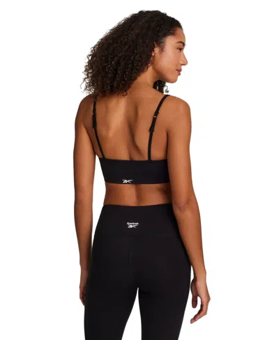Reebok Women's Cropped Pull-on Bra In Multi