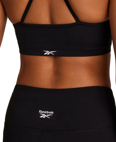 Reebok Women's Cropped Pull-on Bra In Multi