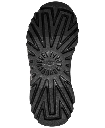 Ugg Adjustable Back Strap Clogs With Mesh Upper In Black