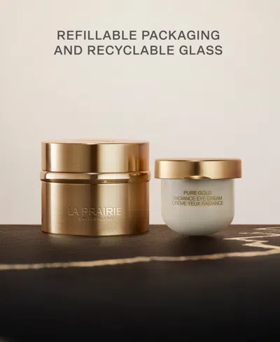 La Prairie Ure Gold Radiance Eye Cream 20ml In Transparent