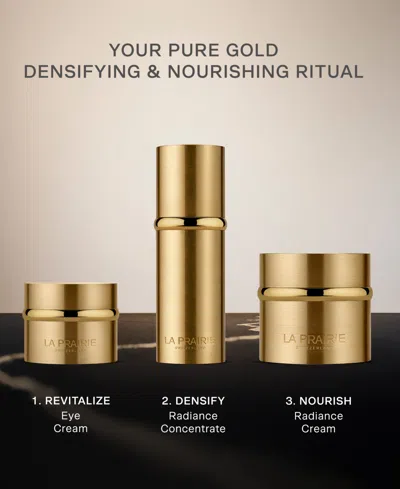 La Prairie Ure Gold Radiance Eye Cream 20ml In Transparent