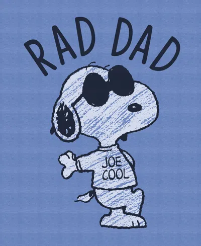Hybrid Apparel Men's Rad Dad Peanuts Pull-on Graphic T-shirt In Multi