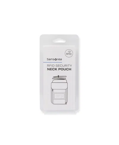 Samsonite Rfid Neck Pouch In Black