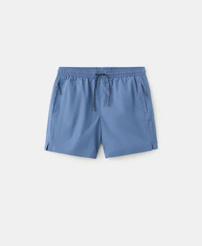 Mango Men's Zip Pockets Swimsuit In Multi
