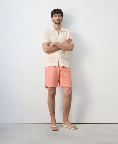 Mango Men's Basic Drawstring Swimsuit In Multi