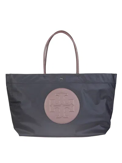 Tory Burch Ella Twist Mini Shoulder Bag In Black
