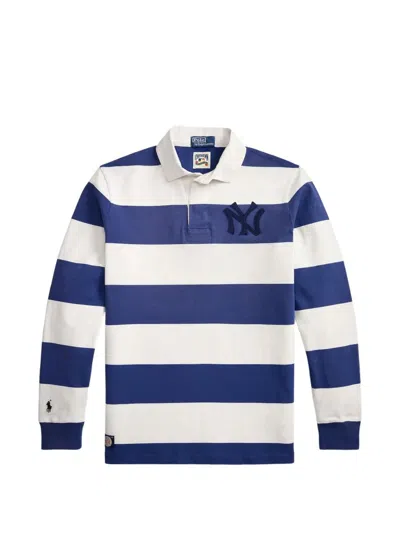 Polo Ralph Lauren Knit-rugby-pullover In Blue