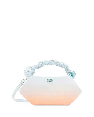 Ganni Bou Gradient Shoulder Bag In Blue