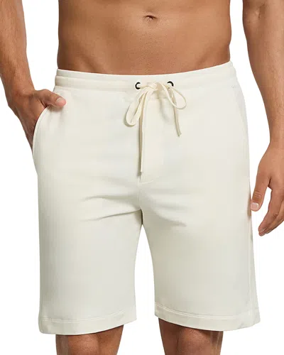 Hanro Natural Living Organic Cotton Drawstring Shorts In White