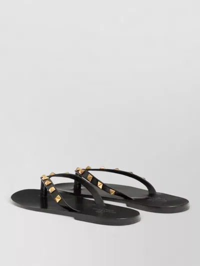 Valentino Garavani Black Cp Leather Sneakers In Black