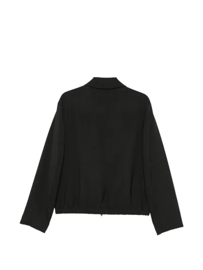 Barena Venezia Barena Wool-blend Tailored Bomber Jacket In Black