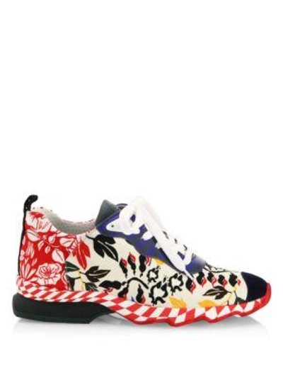 Shop Fendi Hypno Ffast Printed Sneakers In Floral