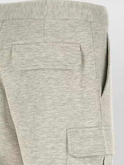 Brunello Cucinelli Grey Solid Shorts In Neutral
