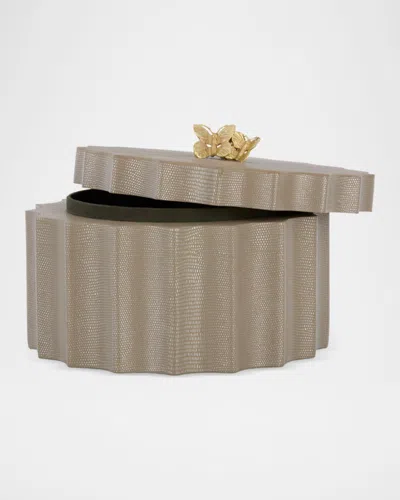 John-richard Collection Farfalla Box In Gold
