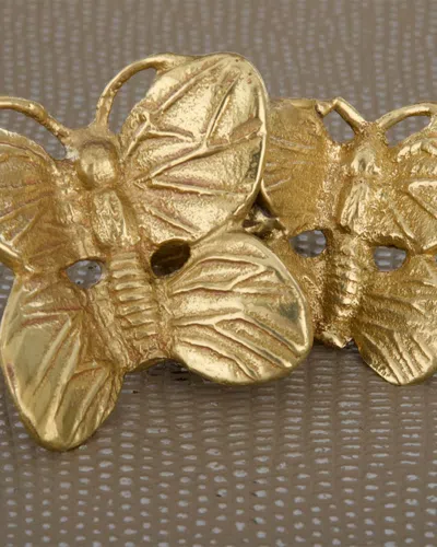 John-richard Collection Farfalla Box In Gold