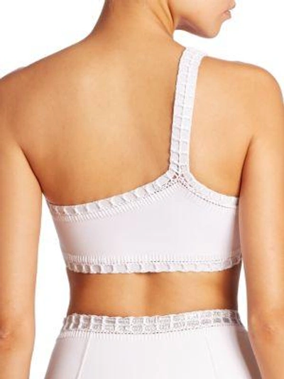 Shop Kiini Yaz One-shoulder Bikini Top In White