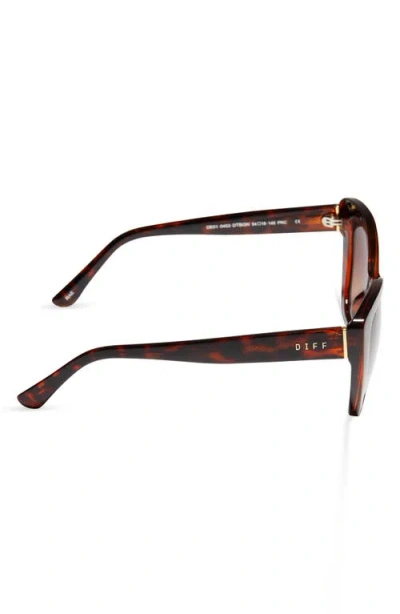 Diff 54mm Square Sunglasses In Brown