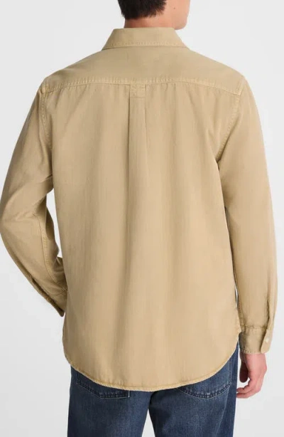 Madewell Cotton Button-up Work Shirt In Brown