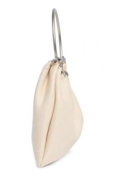 Bcbg Ring Top Handle Clutch In White