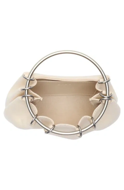 Bcbg Ring Top Handle Clutch In White