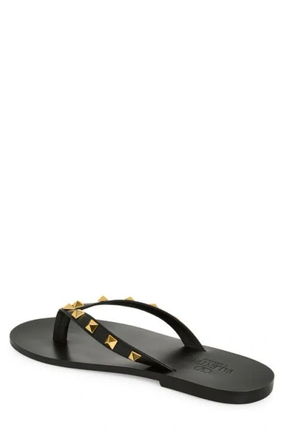 Valentino Garavani Black Cp Leather Sneakers In Black