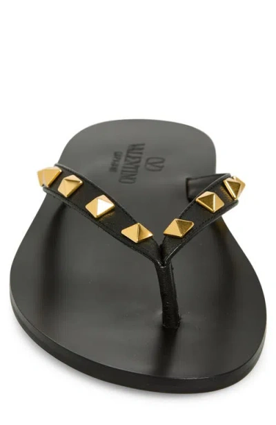 Valentino Garavani Black Cp Leather Sneakers In Black