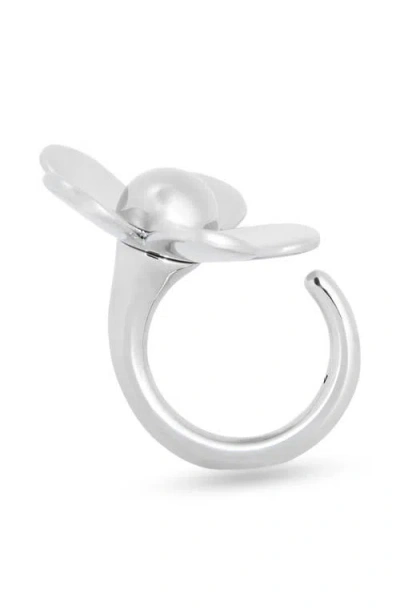 Marc Jacobs Daisy Ring In Metallic