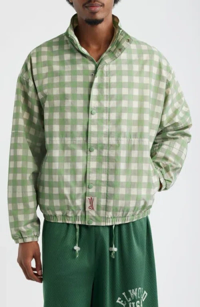 Elwood Off Grid Windbreaker Jacket In Green