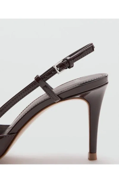 Mango Sonte Slingback Pump In Brown