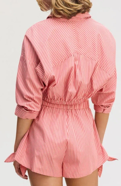 Sam Edelman Stripe Cotton Button-up Shirt In Multi