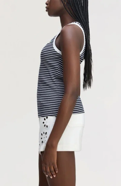 Sam Edelman Stripe Knit Tank In Multi
