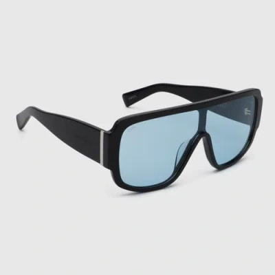 12pm Studios Aspen Shield Sunglasses In Blue
