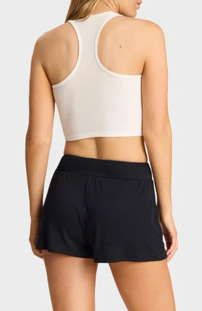 Commando Better Than Basic Racerback Crop Rib Tank In White