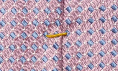 Eton Micro Silk Tie In Pink