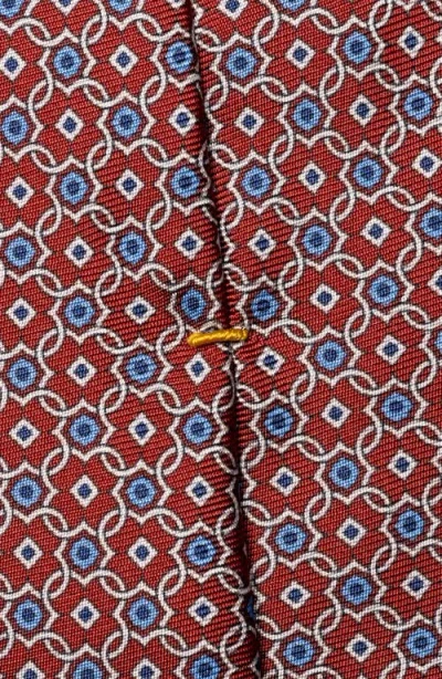 Eton Medallion Silk Tie In Multi