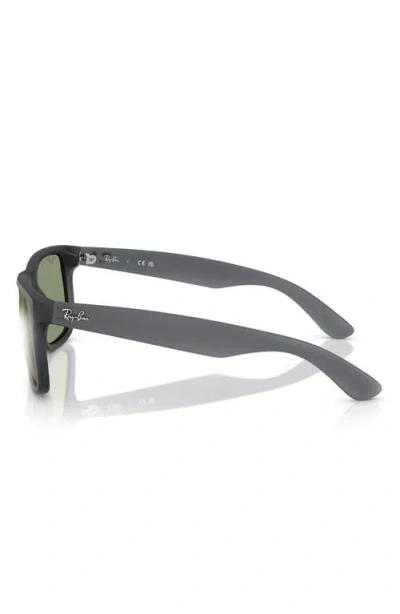 Ray Ban Ray-ban Justin 54mm Rectangular Sunglasses In Black