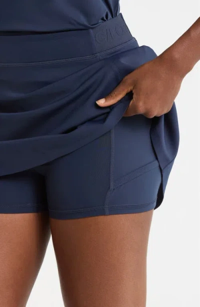 G/fore Knockout A-line Golf Skort In Blue