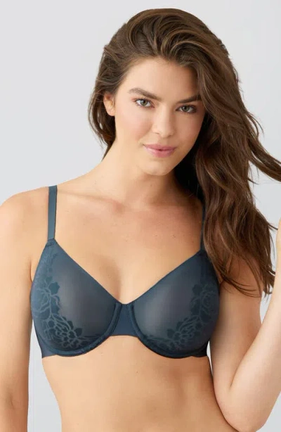 Wacoal Confidence Boost Underwire Bra In Blue