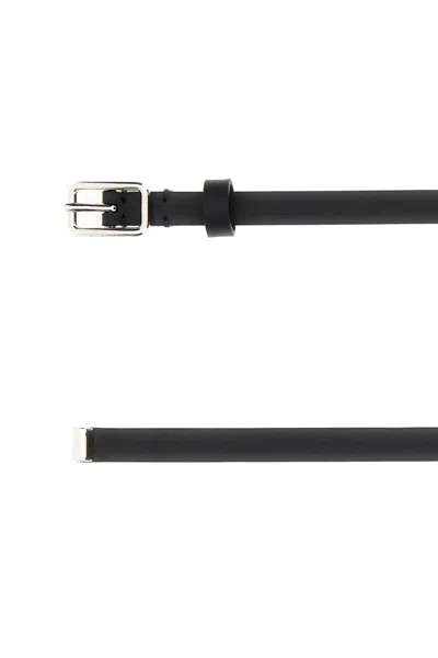 Givenchy Black Leather Belt In Black