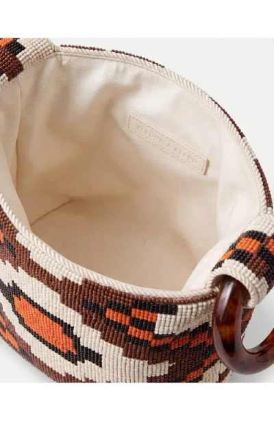 Veronica Beard Beaded Swing Top Handle Bag In Multi
