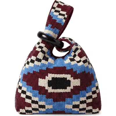 Veronica Beard Beaded Swing Top Handle Bag In Multi